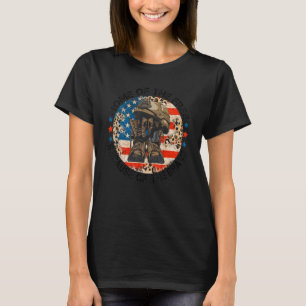 Leopard 4th July Home Of The Free Because Of The B T-Shirt