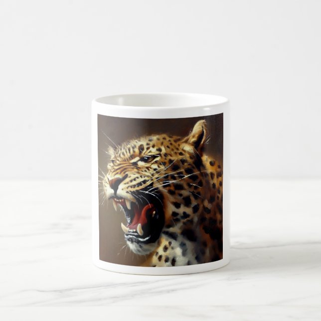 Leopard (5) Wild Cat  Coffee Mug (Center)