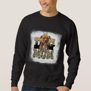 Leopard American Staffordshire Terrier Mum Mother' Sweatshirt