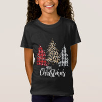 Leopard and Buffalo Plaid Vintage Country Christma