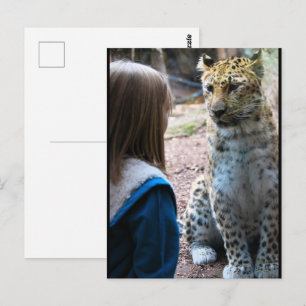 Leopard and Child Postcard