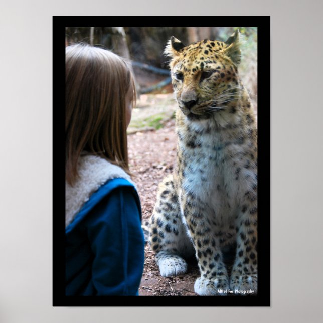 Leopard and Child Poster (Front)