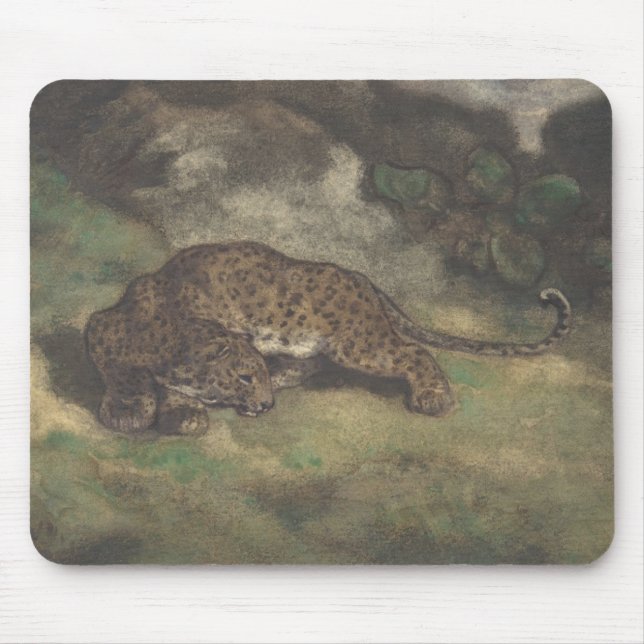 Leopard and Serpent Mouse Mat (Front)
