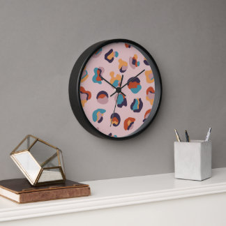 Leopard Animal Clock