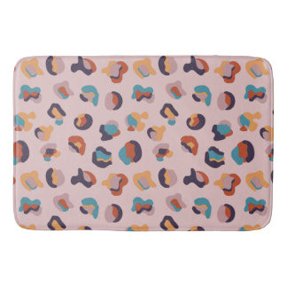 Leopard Animal Pink Modern Bath Mat