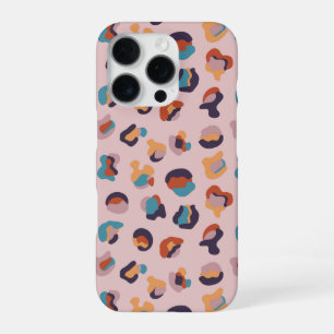 Leopard Animal Pink Modern iPhone 16 Pro Case