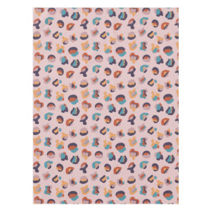 Leopard Animal Pink Modern Tablecloth