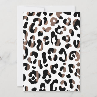 Leopard Animal Print Cheetah Print Animal Prints Thank You Card