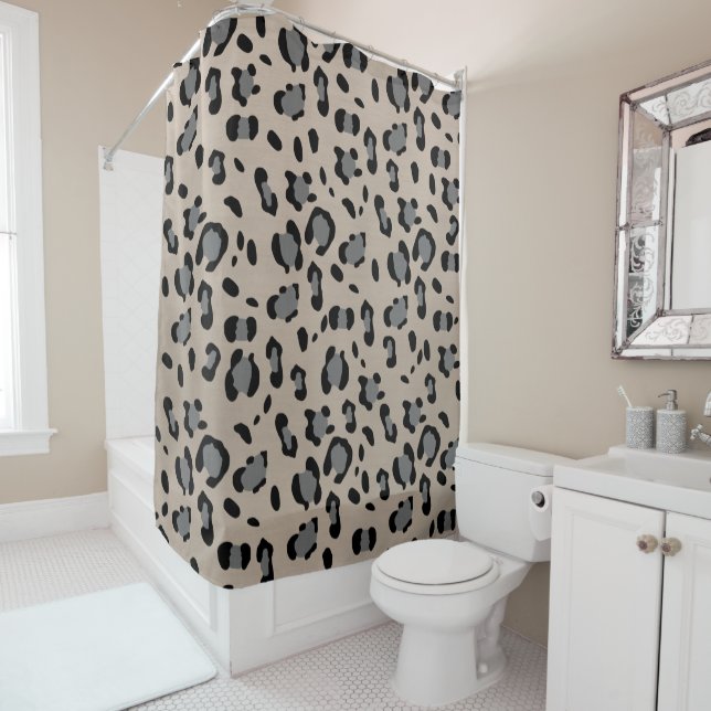 Leopard Animal Print Glam #15 Shower Curtain (In Situ)