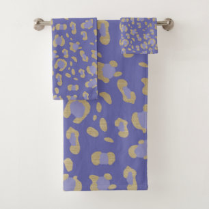 Leopard Animal Print Glam #33 #pattern #decor #art Bath Towel Set