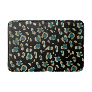 Leopard Animal Print Glam #5 Bath Mat