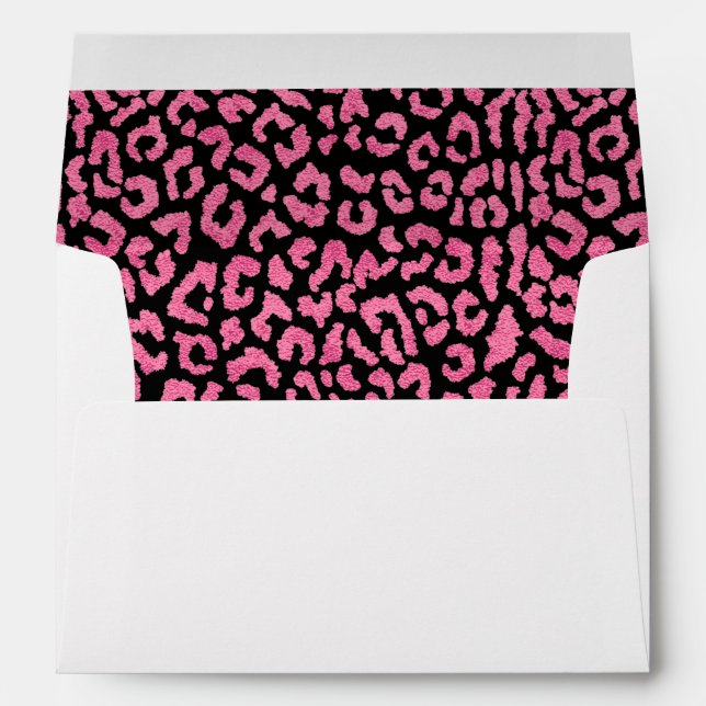 Leopard Animal Print Lined Envelope (Back (Bottom))