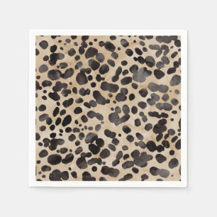 Leopard Animal Print Modern Bridal Shower  Napkin