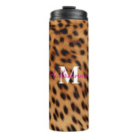 Leopard Animal Print Monogram