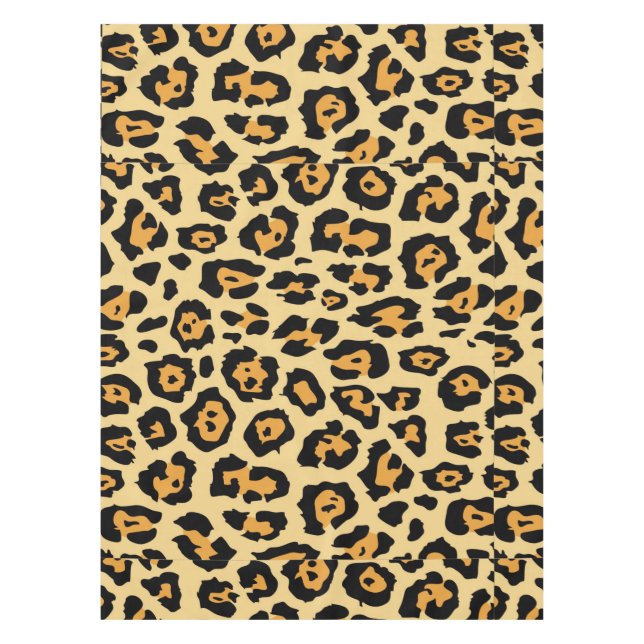 Leopard Animal Print Pattern-25560 Tablecloth (Front)