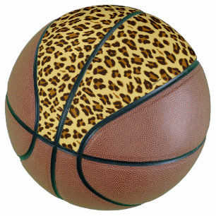 Leopard Animal Print Pattern Basketball