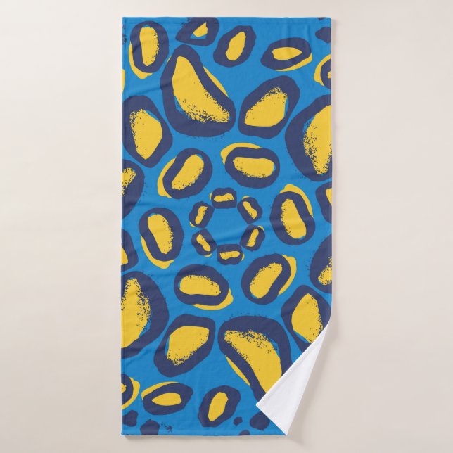 Leopard animal print pattern bath towel (Bath Towel)