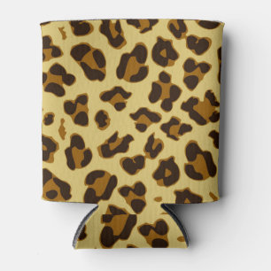 Leopard Animal Print Pattern Can/Bottle Cooler