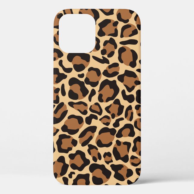 Leopard Animal Print Pattern Case-Mate iPhone Case (Back)