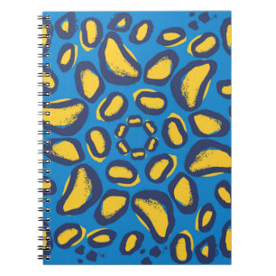 Leopard animal print pattern notebook