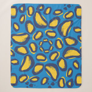 Leopard animal print pattern sherpa blanket