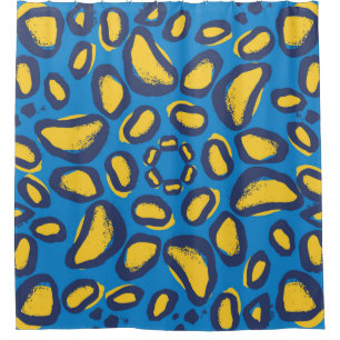 Leopard animal print pattern shower curtain