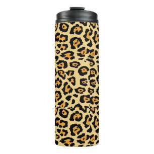 Leopard Animal Print Pattern Thermal Tumbler