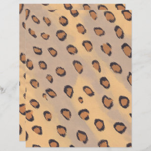 Leopard Animal Print Scrapbook Paper