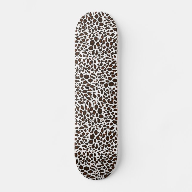 Leopard Animal Print Skateboard (Front)