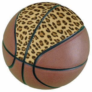 Leopard Animal Print Skin Pattern Basketball
