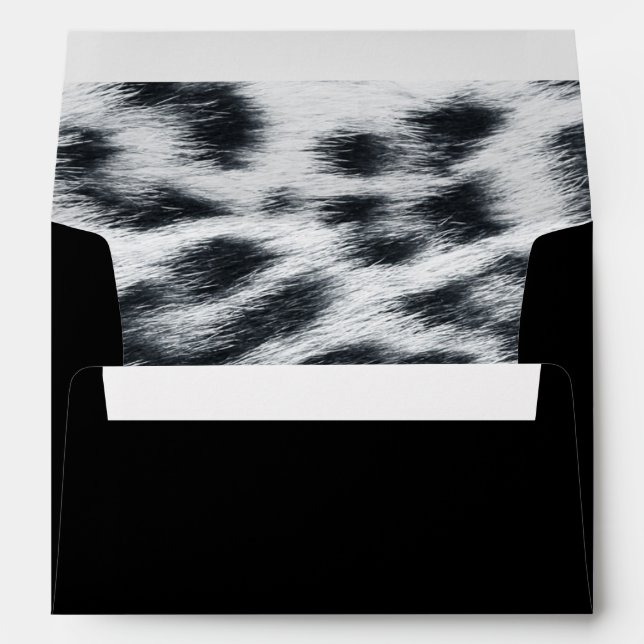 Leopard Animal Print Skin Pattern Envelope (Back (Bottom))