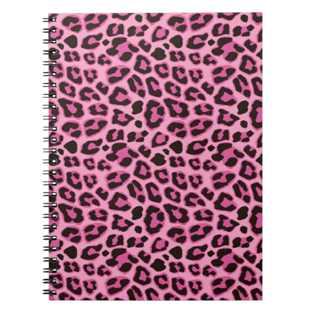 Leopard Animal Print Skin Pattern Notebook (Front)