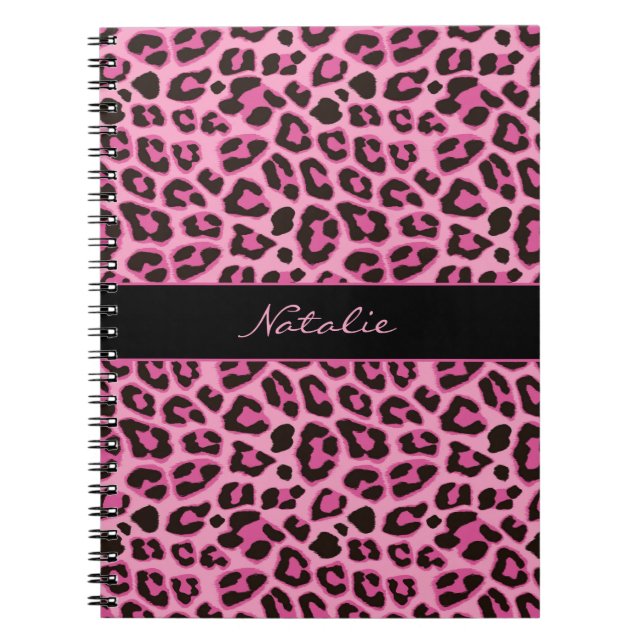 Leopard Animal Print Skin Pattern Notebook (Front)