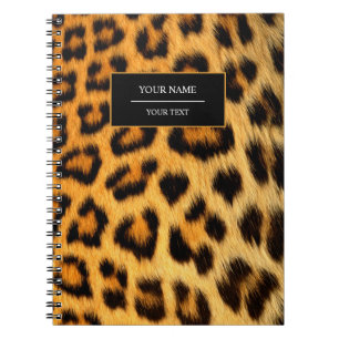 Leopard Animal Print Skin Pattern Notebook