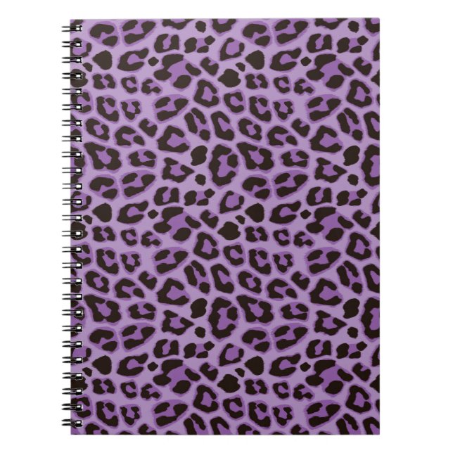 Leopard Animal Print Skin Pattern Notebook (Front)