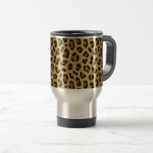 Leopard Animal Print Skin Pattern Travel Mug