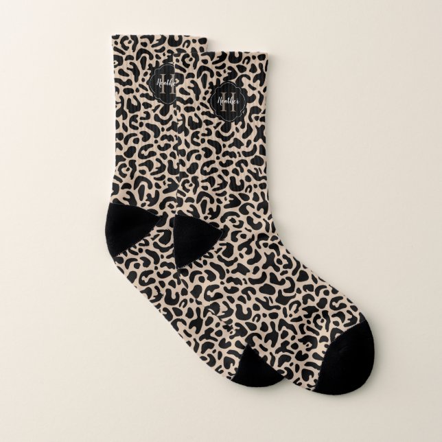 Leopard Animal Print Socks (Pair)