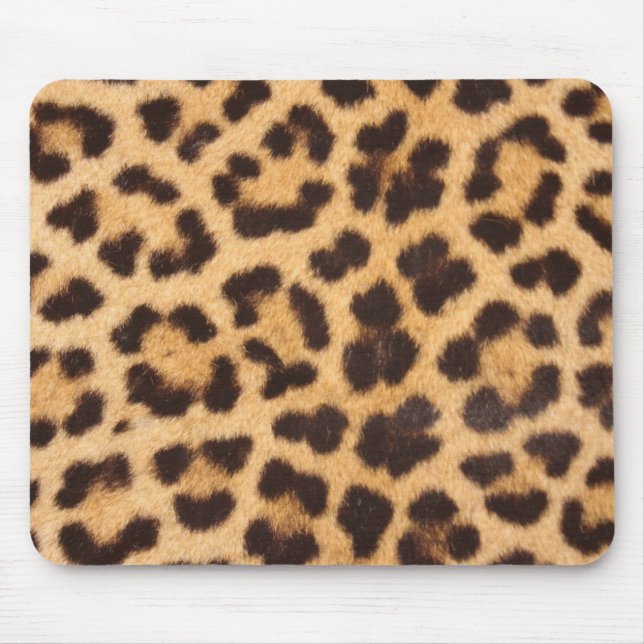 Leopard Animal Skin Print Mouse Mat (Front)