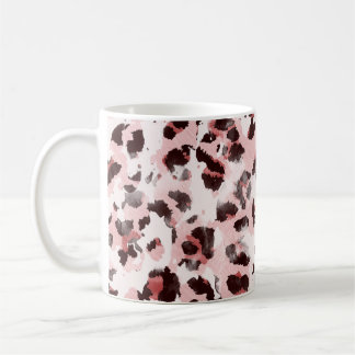 Leopard Animal Skin: Tie Dye Elegance. Coffee Mug