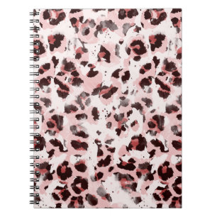 Leopard Animal Skin: Tie Dye Elegance. Notebook