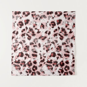 Leopard Animal Skin: Tie Dye Elegance. Tapestry