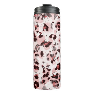 Leopard Animal Skin: Tie Dye Elegance. Thermal Tumbler