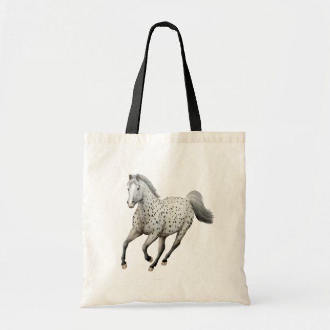 Leopard Appaloosa Horse Tote Bag (Front)