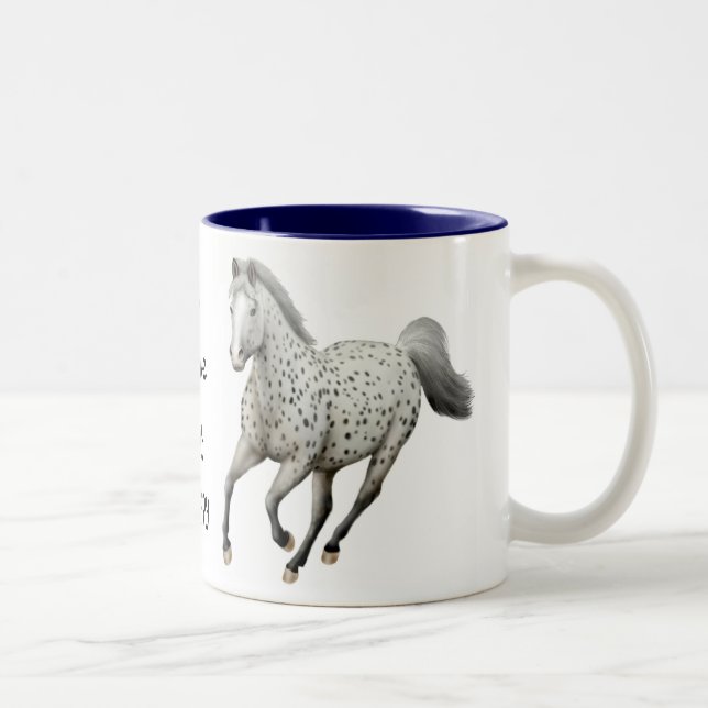 Leopard Appaloosa Love Customisable Mug (Right)