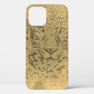 Leopard Art Vintage iPhone 12 Pro Case