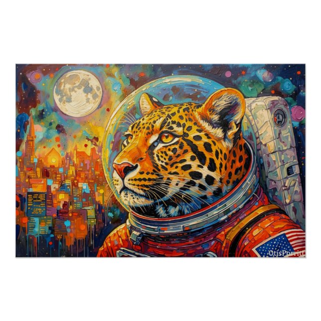 LEOPARD ASTRONAUT-COMING HOME 2 POSTER (Front)