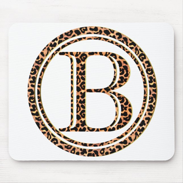 leopard B Mouse Mat (Front)