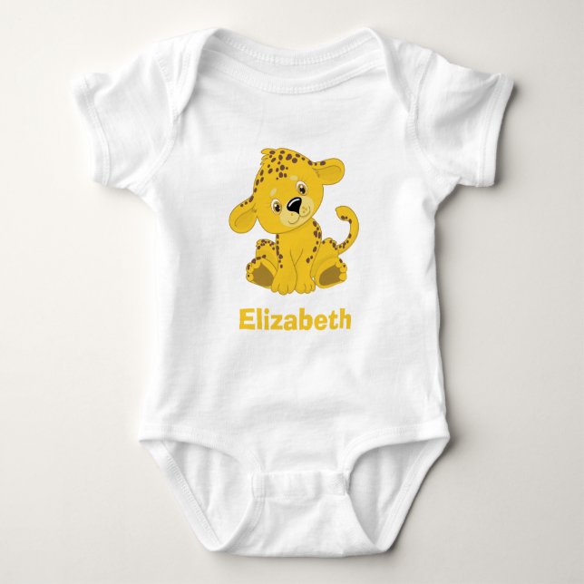 Leopard Baby  Bodysuit (Front)