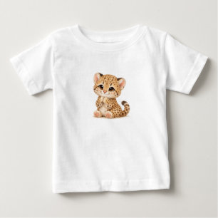 Leopard Baby T-Shirt – Cute Spotted & Striped Babi