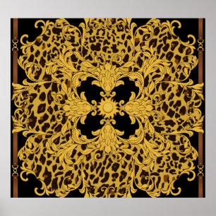 Leopard Baroque, Ornate Animal Print